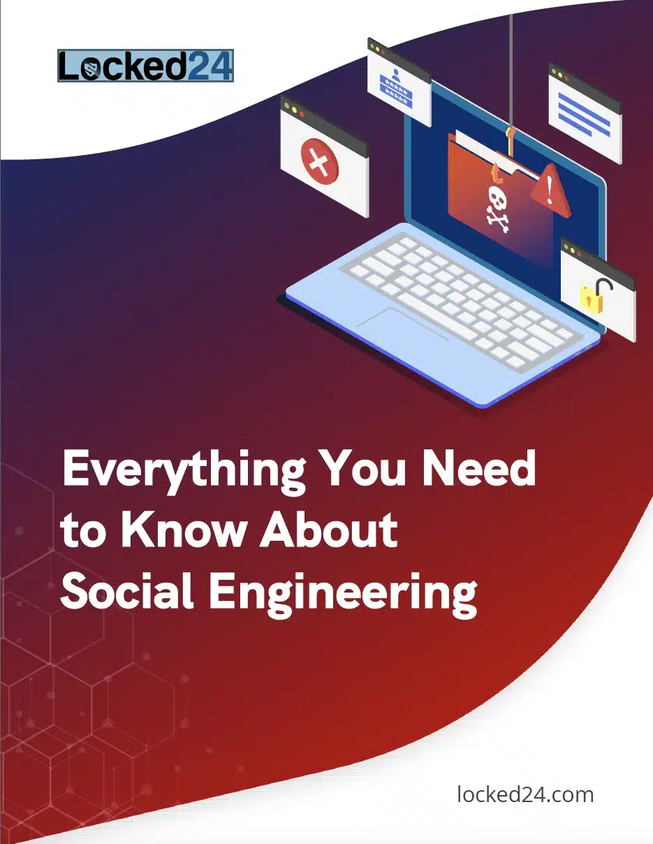 Screenshot cover of ebook about social engineering by maxtech agency